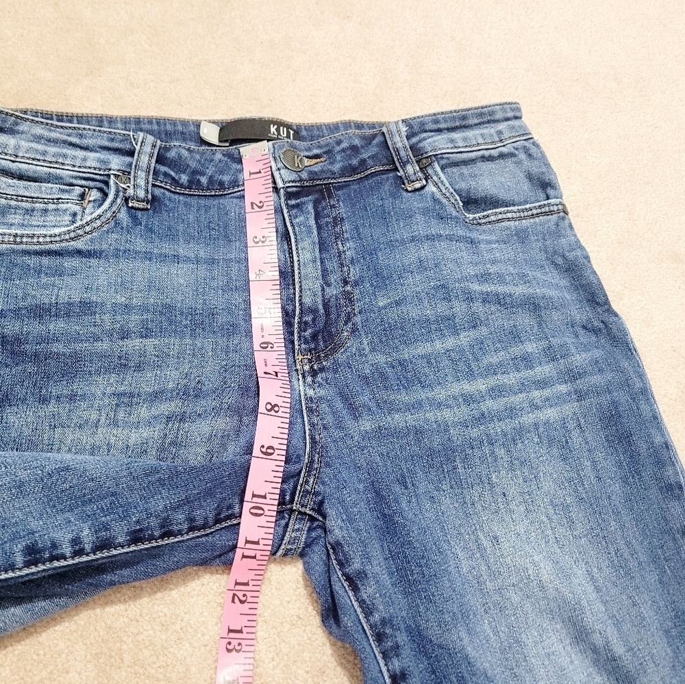 KUT From The Kloth Catherine High Rise Boyfriend Jeans Women’s Size 8 Stretch - Picture 9 of 14